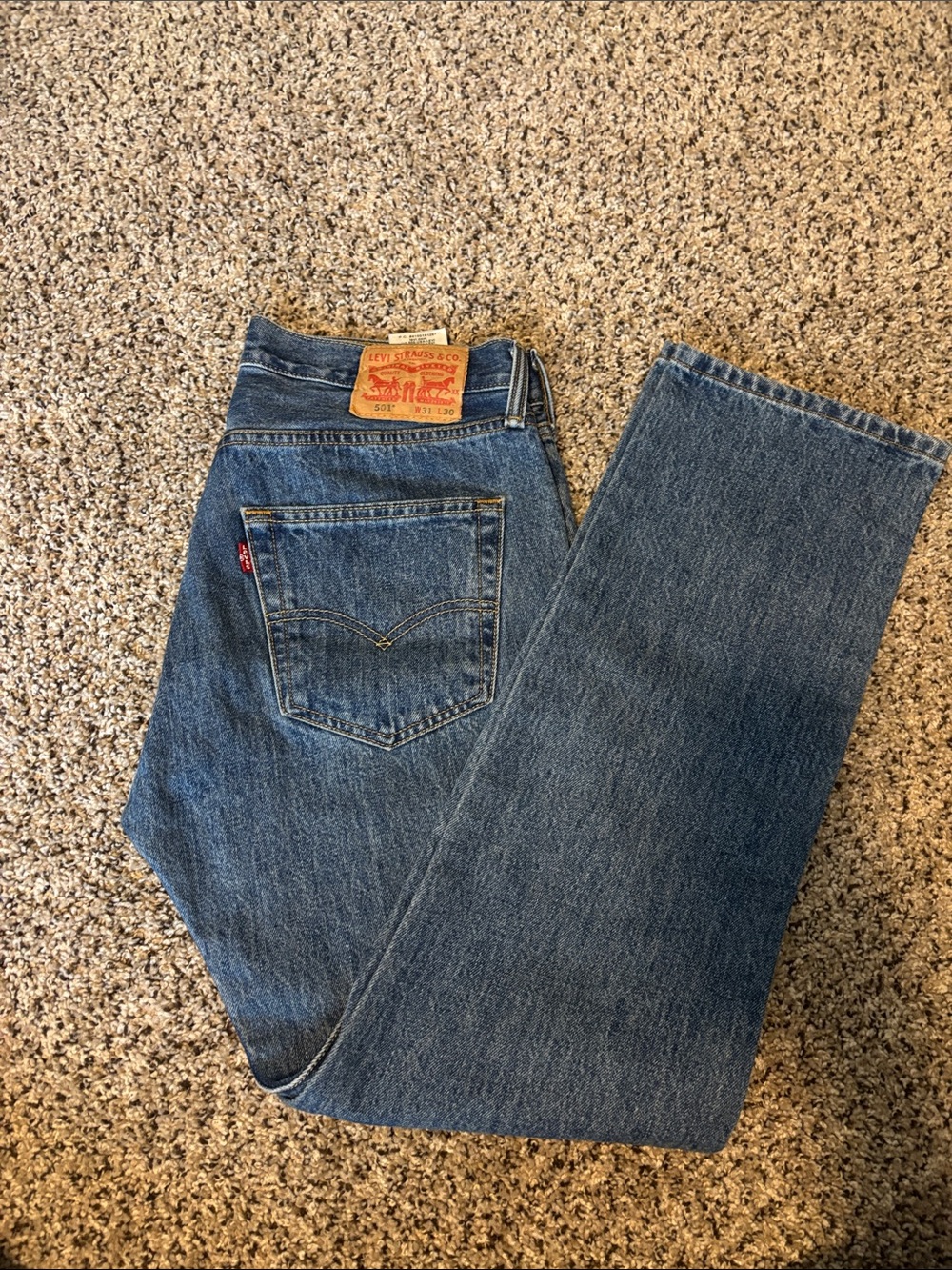 Levi's Men's Classic Indigo Straight Jeans